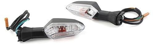 Three T FSFY 2 Stück Motorrad-Blinker, Blinker, hintere Blinker für Kawasaki NINJA 1000 650 300 Z1000SX Z800 ER6N ER6F ZX6R, klar