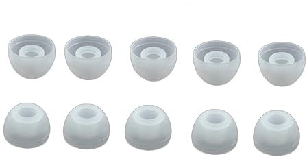 OSALADI Silicone Earphone Cover 5 Pack 3.8mm Diameter Replacement Tips for Earbuds Noise Isolating Comfortable Fit