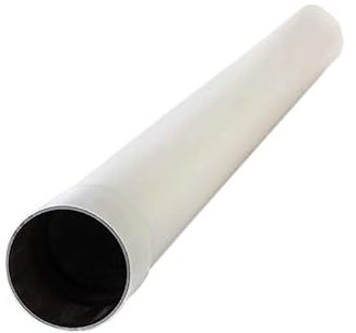 Tubo pluviale tondo colore bianco - Diametro 100 - Metri Lineari 3 metri