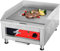 CROSSON 40 x 40 cm, piastra elettrica da lavoro commerciale, griglia piatta con piastra di cottura in ferro spessa 10 mm, per ristoranti e uso domestico, 230 V/2500 W (EG-400 C EU)