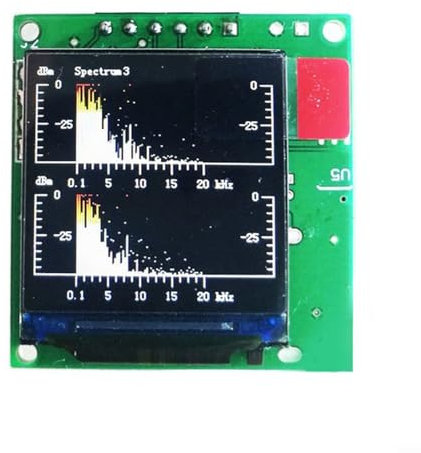 SMZhomeone Musikspektrum Anzeige Analysemodul 1,3-Zoll-LCD MP3 Audioanzeige VU Meter Musikspektrum Anzeige Vielseitige Anpassung