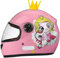 Casco integral de moto para niños, casco scooter homologado ECE con visera solar y bufanda extraíble, casco scooter para niños y niñas de 3 a 12 años C,48-55CM