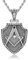 DAYLINLOVE Freimaurer Geschenke für Männer 925 Sterling Silber Freimaurer Halskette Freimaurer Anhänger Halskette Freimaurer Schmuck Geschenke