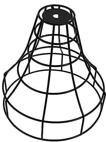 Housoutil Vintage Wandleuchte Lampenschirm Eisen Lampenschirm Rahmen Draht Lampe Shades Lampe