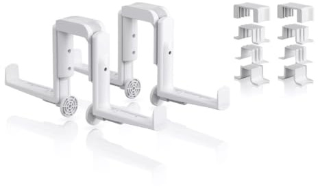 Lechuza - Accessoires pour jardinière de Balcon Duo, kit d'adaptateurs (4 pièces) Blancs, 4,5 x 48 x 20 cm, pour jardinière de Balcon Balconera 19025, Blanc.