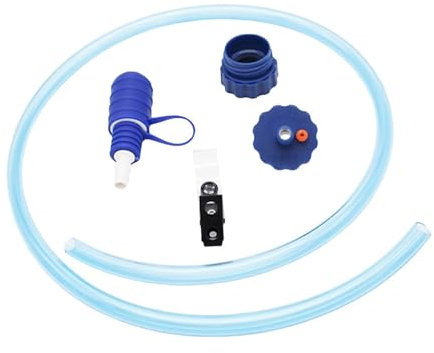 HVRFJXI Tubo di ricambio per sacca idrica per ciclismo, bottiglia per bevande, con doppio adattatore