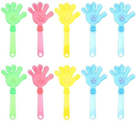 Tmboryuu 10pcs Illuminierte Handklapper Für Abendpartys Und Eventleuchten LED Klap Handy Music Festivals Partyzubehör
