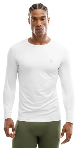 SIROKO - Langärmeliges Trainingsshirt Air - XL - Weiß
