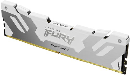 Kingston FURY Renegade DDR5 RGB Silber/Weiß XMP 24GB 8800MT/s CL42 CUDIMM Desktop Gaming Speicher Einzelmodul - KF588CU42RWA-24