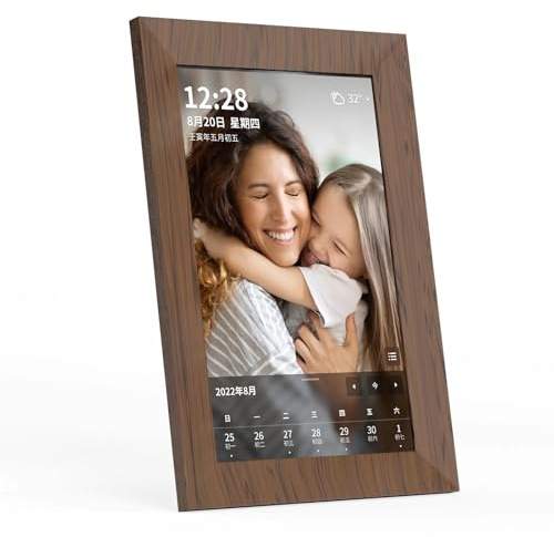 Smart Wi-Fi Digital Calendar, 10 inch Touch Screen Picture Frame, Display Your Photos, Sync with Calendar, Wide Angle HD View, Share Moments Instantly via App from Anywhere