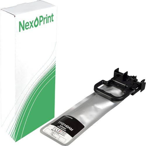NexoPrint C13T11D140 T11DBK Black Druckerpatronen kompatibel mit Epson Workforce Pro WF-C5390 DW BAM WorkFo 5000 Seiten