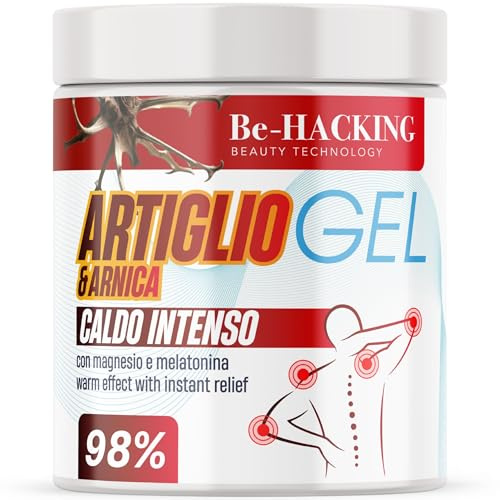 Gel Arnica e Artiglio del Diavolo Extra Forte 550ML Arnica per Cavalli uso Umano Effetto Termico Caldo Massaggio Antinfiammatorio Forte, Sollievo Immediato da Mal di Schiena e Dolore Cervicale
