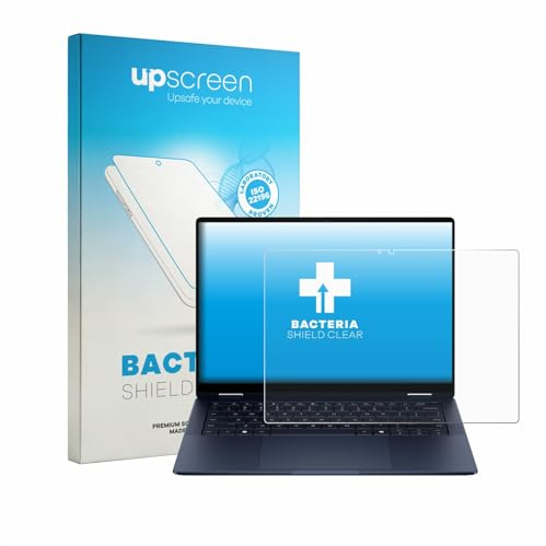 upscreen Antibakterielle Schutzfolie für HP EliteBook X Flip G2i 14 Klare Displayschutz-Folie