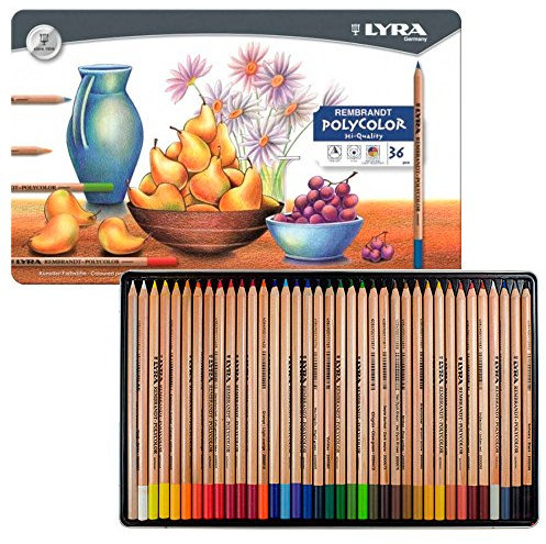 Lyra l2001360 – Behälter Metall 36 Bleistifte Polycolor