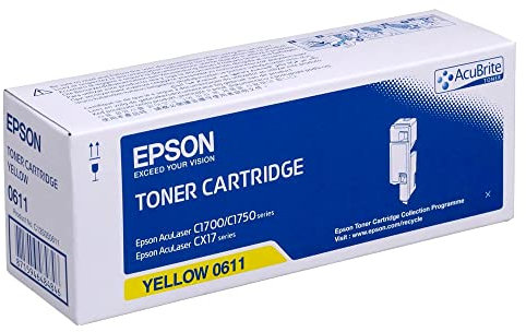 Epson C13S050611 AL-C1700 Tonerkartusche gelb hohe Kapazität 1.4k