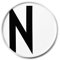 Design Letters Porcelain Plates (A-Z) | Ideal Gifts for Women, Men | White Plates for Table Decoration | Dinner Plates Dishwasher, Microwave Safe | Decorative Plate Designed in Denmark | Initial Plate