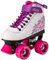 SFR Vision II Quad Skates, Weiß / Rosa - 38