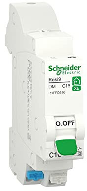 Schneider Electric - Resi9 XE - disjoncteur modulaire - 1P+N - 16A - courbe C - embrochable - R9EFC616