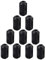 Futheda 10pcs Clip on Ferrite Ring Core Anti-Interference High-Frequency Filter RFI EMI Noise Suppressor with 5mm Inner Diameter Ferrite Cable Clip Black