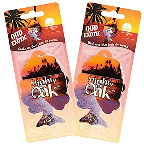 Mighty Oak Exotic Oud, 2 x Car Air Freshener