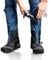 Outdoor Gamaschen, wasserdichte Staubdicht Einstellbare Atmungsaktive Beinschutz Gaiter für Outdoor-Hosen zum Wandern, Klettern,Trekking, Schneewandern 1 Paar (Blau, M)