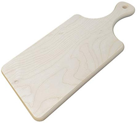DEKOFANT Frühstücksbrettchen Ahorn Natur belassen 35x16x1,5cm
