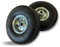 Set de 2 roues gonflables Ø 260 mm * 90 mm | Jante métal démontable | Axe métallique déporté | Alésage 16 mm | Moyeu 54 mm | Chariot diable manutention brouette | Kibros 9R260