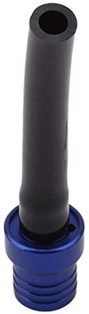 YYZLL Benzin Tankdeckelventil Kraftstoff Tankentlüftung Motorrad-Entlüftungsschlauch Aluminium-Entlüftungsventil Kraftstofftank-Entlüftungsventil,Blau