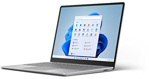 Microsoft Surface Laptop Go 2 Ultra-Thin 12.4” Touchscreen Laptop - Platinum - Intel Core i5 - 8GB RAM - 256GB SSD - Windows 11 Home - 2022 model