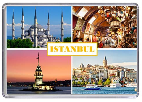 Istanbul Turkey Souvenir Acrylic Fridge Magnet (Standard: 70x45mm)