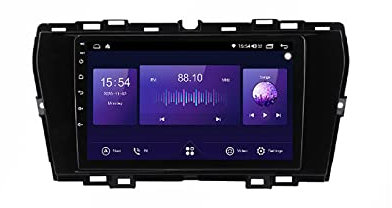 Eouyt 9 Pulgadas 2 DIN Pantalla táctil de Android Auto Bluetooth Navegación para SsangYong Tivoli 2015-2020 Android 10 Radio Coche Bluetooth Manos Libres con WiFi Mirror Link Control del Volante