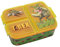 various Fiambrera para Niños-Sandwichera con 3 Compartimentos para Guardería, Fiambrera con División Infantil de Plástico Libre de BPA, Gran regalo para niños(T-REX)