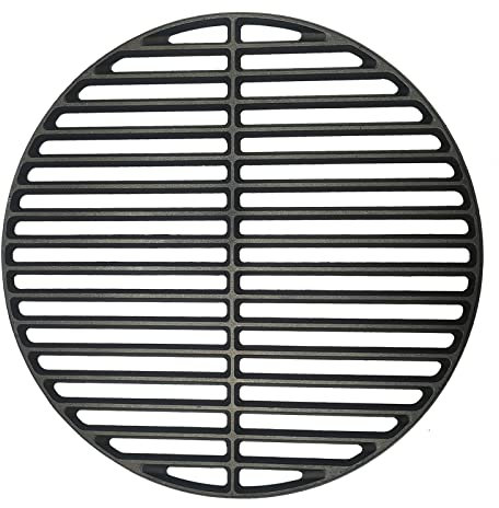 Quantfire 13 Cast Iron Cooking Grid for S/MiniMax Big Green Egg Accessories, Round Grill Grate Grids for BGE or Other Same Size Charcoal Grill