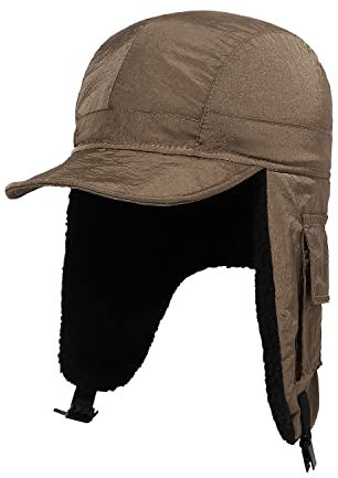CLAPE Wasserdicht Winddicht Fliegermütze Baumwolle Trapper Mütze mit Foldable Visor Winter Warme Mütze Herren Damen