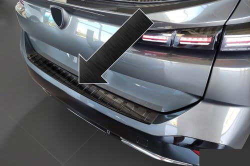 Ladekantenschutz Edelstahl schwarz Graphit kompatibel mit Peugeot 308 SW III Kombi 3. Generation ab Baujahr 10.2021-3245319