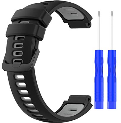 DFAMIN Silikon-Armband für Garmin Forerunner 220 230 235 630 620 735XT Approach S20 S5 S6 Fashion Strap 8 Farben Uhrenarmbänder Armband (Farbe: 4)