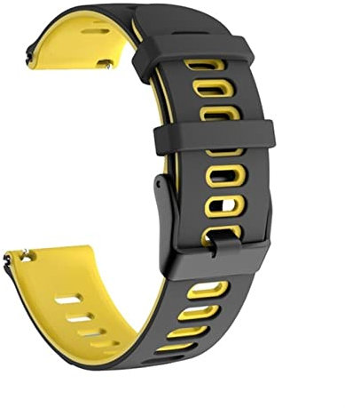 BUDAY 22 mm Silikon-Armbänder für Suunto 9 Peak Outdoor Sport Smart Watch atmungsaktiv für Coros Vertix Ersatzarmband, For Suunto 9 PEAK, Achat