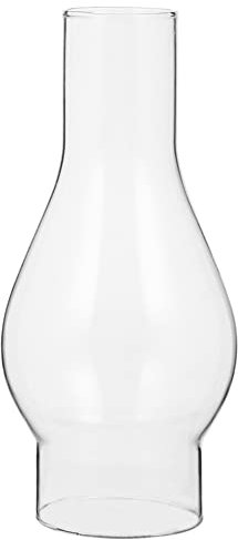 Uonlytech Zylinder Lampenglas Petroleumlampe Zylinderglas Ersatzglas Öllampe Glasschirm Glashütte Leuchtenglas Oberer Durchmesser 3.5 Cm Untere Durchmesser 5.4cm