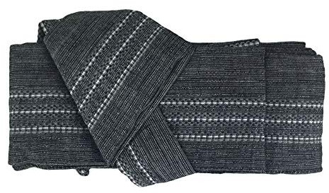 Rubruan Japanische Kimono Obi Gürtel – Traditionelle Klassische Kimonogürtel Bund Harajuku Haori Kleidung Robe Zubehör Vintage Judo Taillengurt Gemustert Belt für Herren - Baumwolle