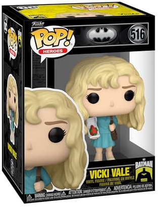 Funko POP! Movies: Batman 1989 85th Anniversary - Vicki Vale | Offizielles Superheroes Merch - Vinyl Sammelfigur als Regal Deko - Geschenkidee zum Geburtstag für Fans und Sammler