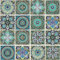 SSyang 20 Teile Bunt Fliesenaufkleber,Fliesenaufkleber Mosaik Wandfliese Aufkleber Fliesensticker Fliesen Marokko Selbstklebende Tapete Wasserdicht Wandaufkleber für Küche,Schrank,Möbel,Tisch(10*10cm)