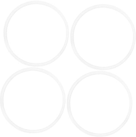 TOPBATHY 4 Piezas Anillo de Silicona para Taza Termo Juntas de Tapa resellables en Forma de o Junta de Silicona para Tarro Vasos de Vidrio reemplazo de la Junta de la Tapa Junta de Tapa