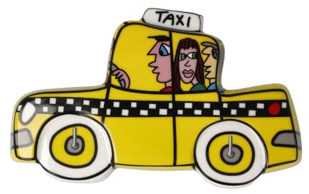 Schlüsselbrett Yellow Cab James Rizzi Pop Art