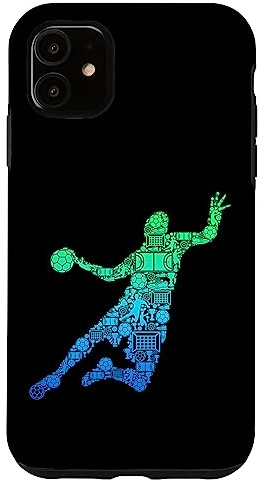 Handball Handballer Handballspieler Kinder Jungen Männer Hülle für iPhone 11