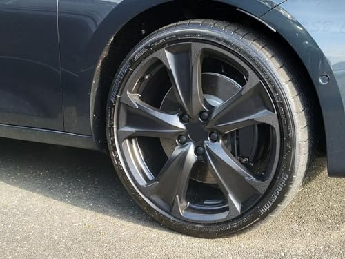 Felgen-Aufkleber passend für Seat Cupra LEON 8x19 Zoll ET49 Felgen (Anthrazit metallic)