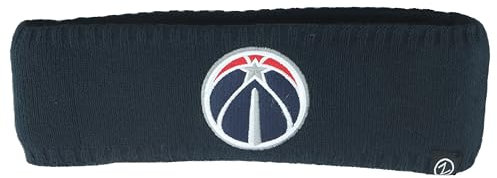 Washington Wizards NBA Offiziell lizenziertes Strick-Stirnband, Team-Farbe-Symbol