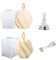 2Pcs Spiral Round Ball & Geometric Pillar Candle Moulds - Irregular Wave Twisted Silicone Mold with Wick - For Home Crafts Soap Wax