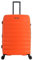 SAXOLINE Reisekoffer, groß, erweiterbar, Kollektion Flow, Maße: 77,5 x 53 x 30 cm, Fassungsvermögen: 100 l, Gewicht: 4,9 kg, orange, Modisch