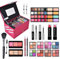 FantasyDay Xmas Make-up Sets Multifunktions Schminkkoffer Mädchen Makeup Geschenkset Kosmetik für Gesicht Augen Lippen - Schminke Kit mit Lidschatten Palette Lippenstift Concealer Puder Rouge Mascara