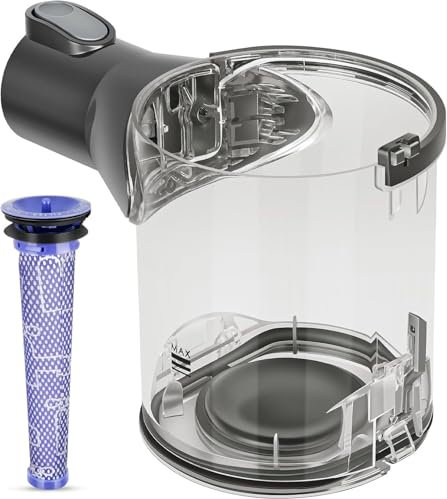 Pattumiera Collettore Serbatoio per Dyson V6 Contenitore Polvere Ricambi DC58 DC59 DC62 DC74 Accessorio Contenitore Contenitore di Ricambio per Aspirapolvere Accessori Dustbin 965660-01 Interfaccia